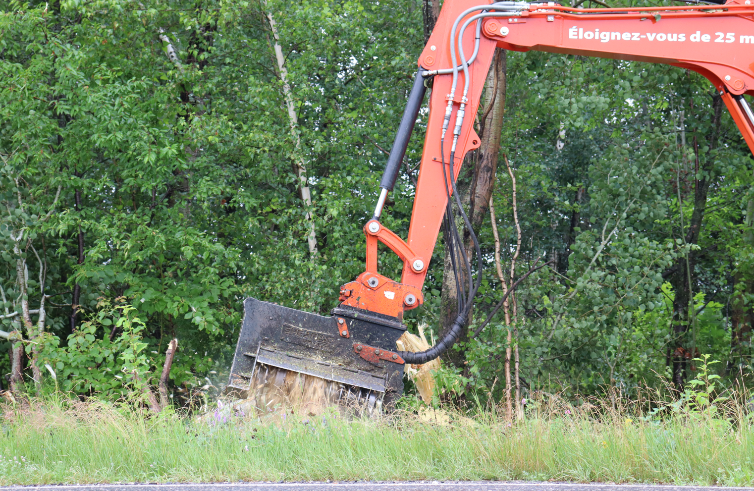 Shearex excavator mulcher VM-25